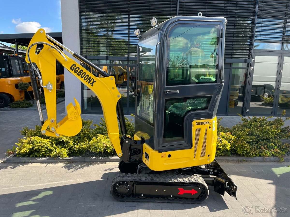 Minibáger GG800NXC-Koncoročná AKCIA + Dovoz GRÁTIS - 6