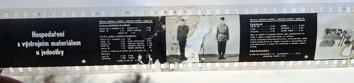 Vojenské výukové diafilmy ČSLA – 5 kusů - 6