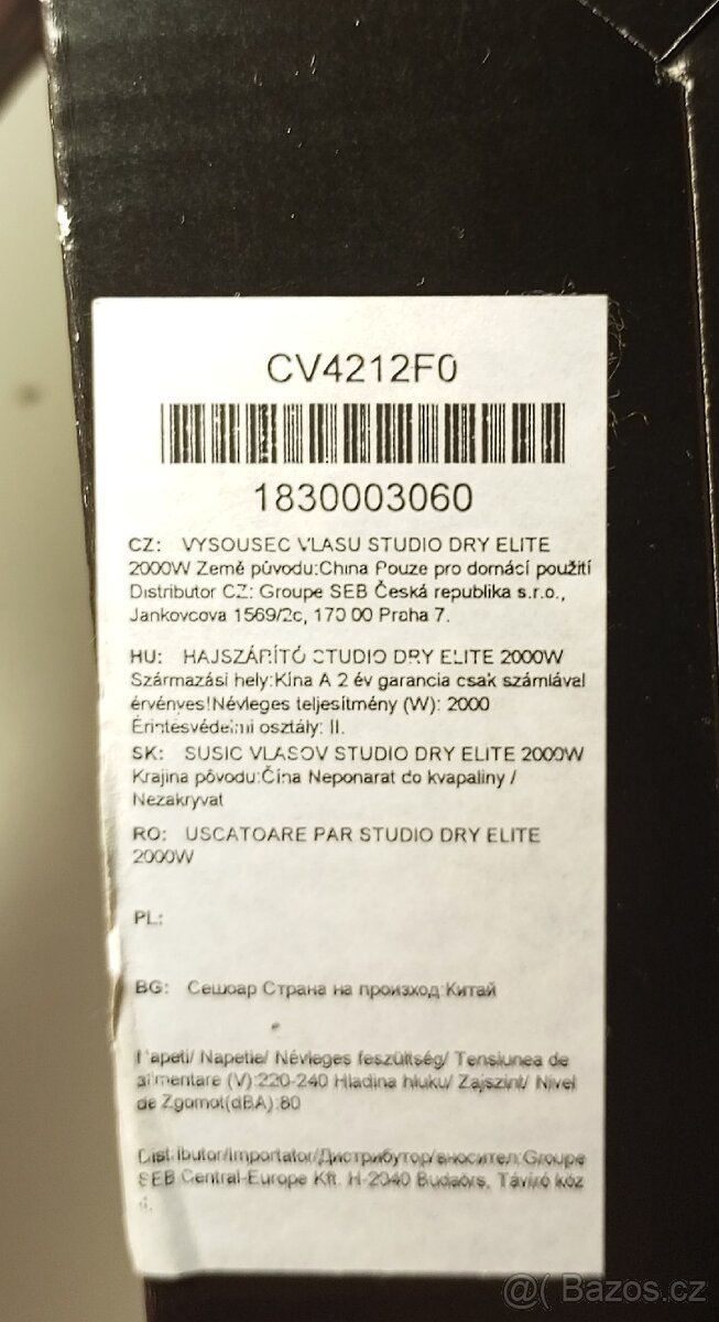Fén Rowenta CV 4212 - 6