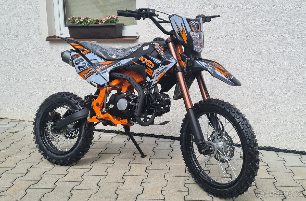 Pitbike KXD GT- 125S, kola 17/14, Delta rám, motor Honda DAX - 6