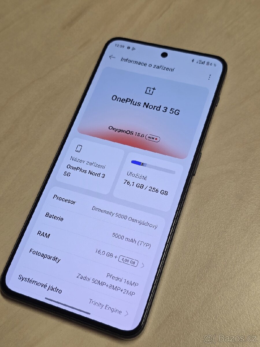 OnePlus Nord 3 5g 16/256gb - 6