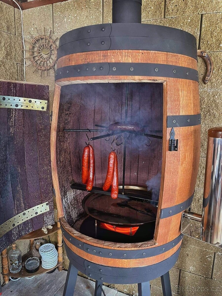 Udírna z dubového sudu - 6