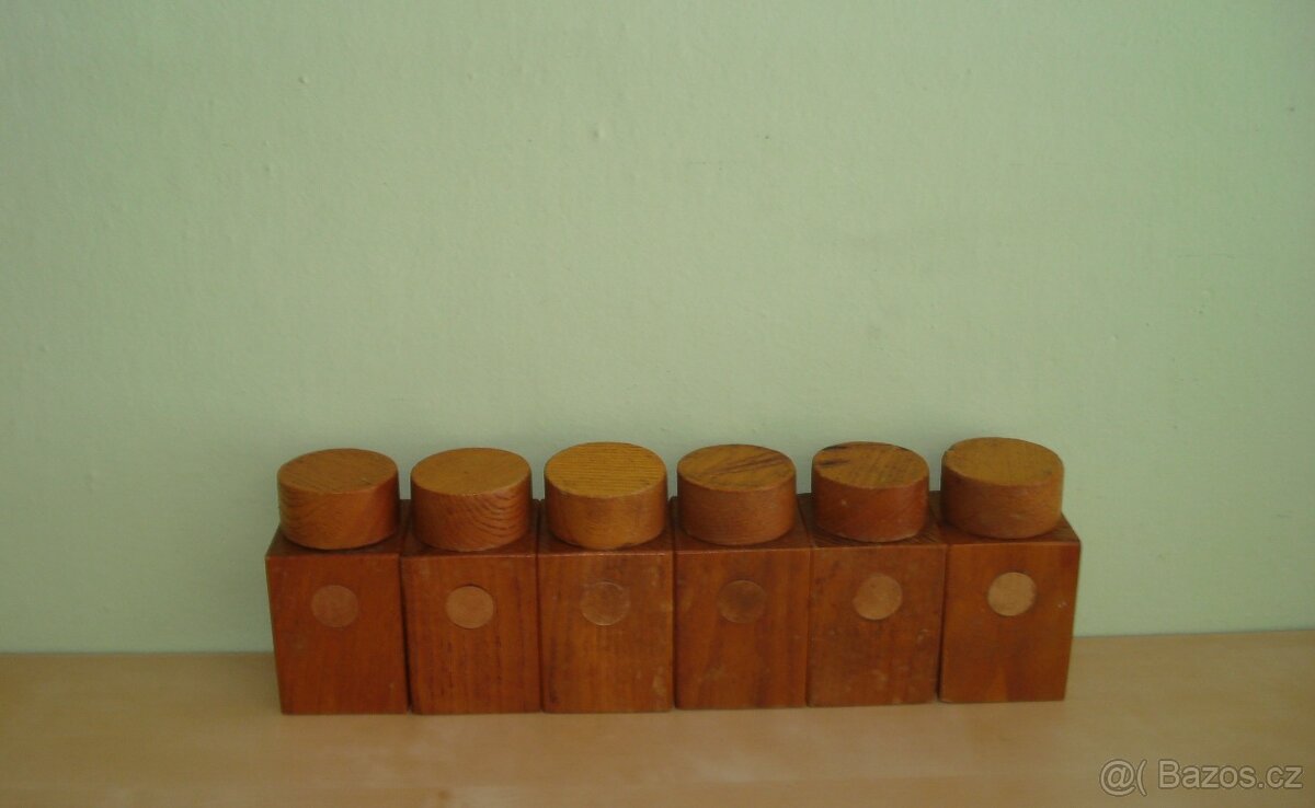 Retro dřevěné kořenky - 6