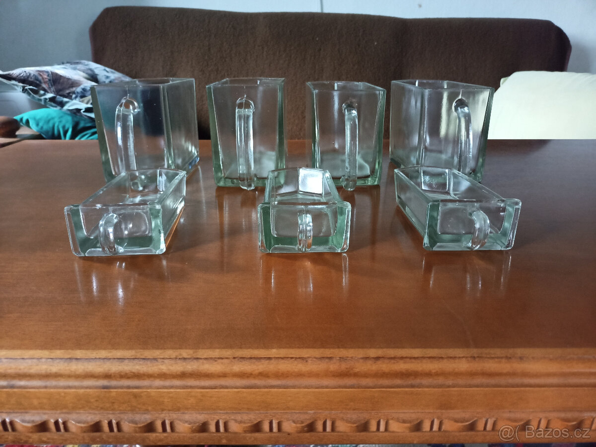 Sklenička-modrá-Skleněné dózy na potraviny - 6