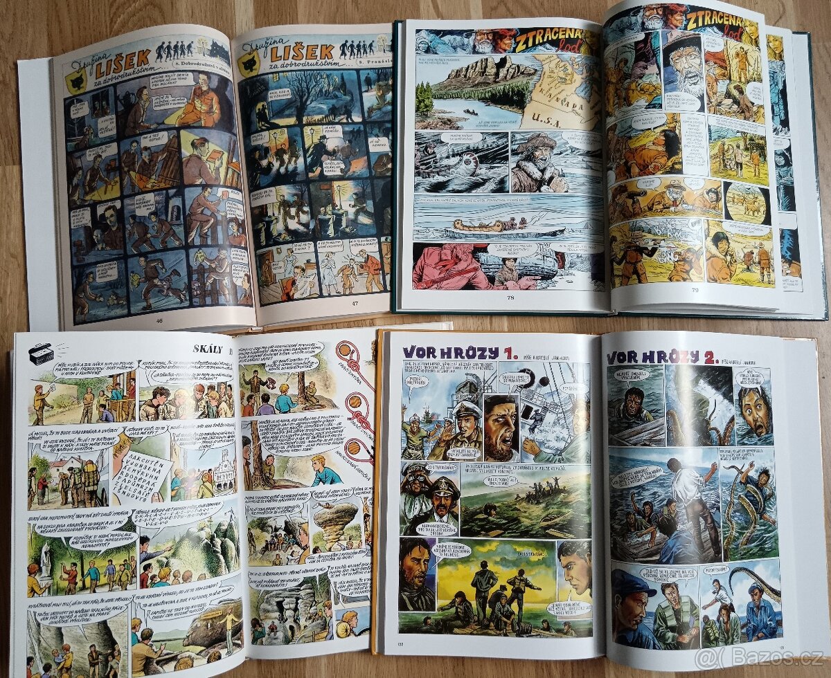 4x komiks: Junák-Junácká srdce-Truhla pokladů Dobrodružství - 6