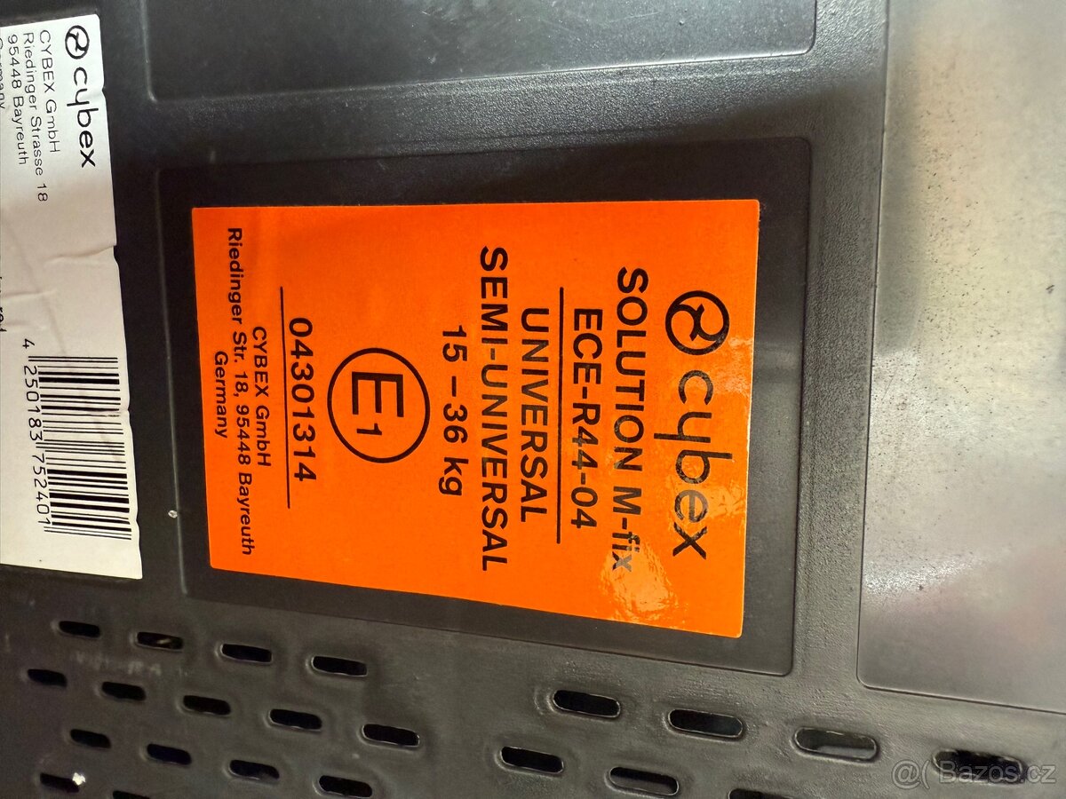 Autosedacka Cybex Solution M-fix, 15-36 kg - 6