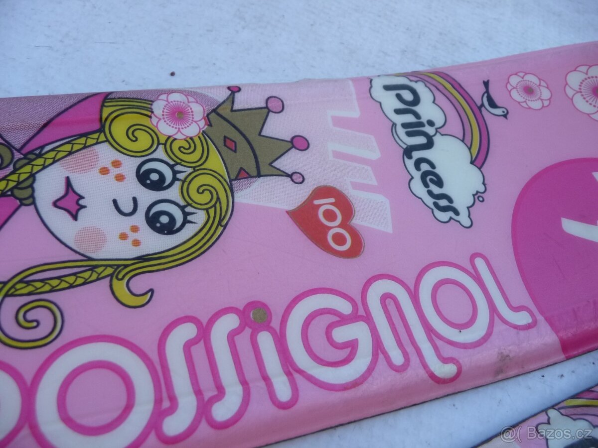 341. Detske lyže ROSSIGNOL - 100cm + boty LANGE 32 eu SET - 6