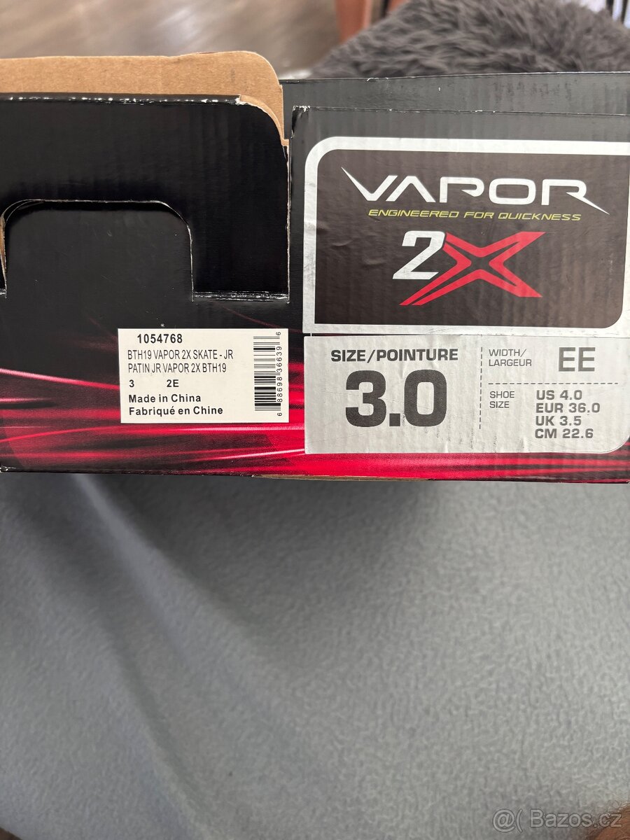 Brusle Bauer Vapor 2X, velikost 3 EE - 6