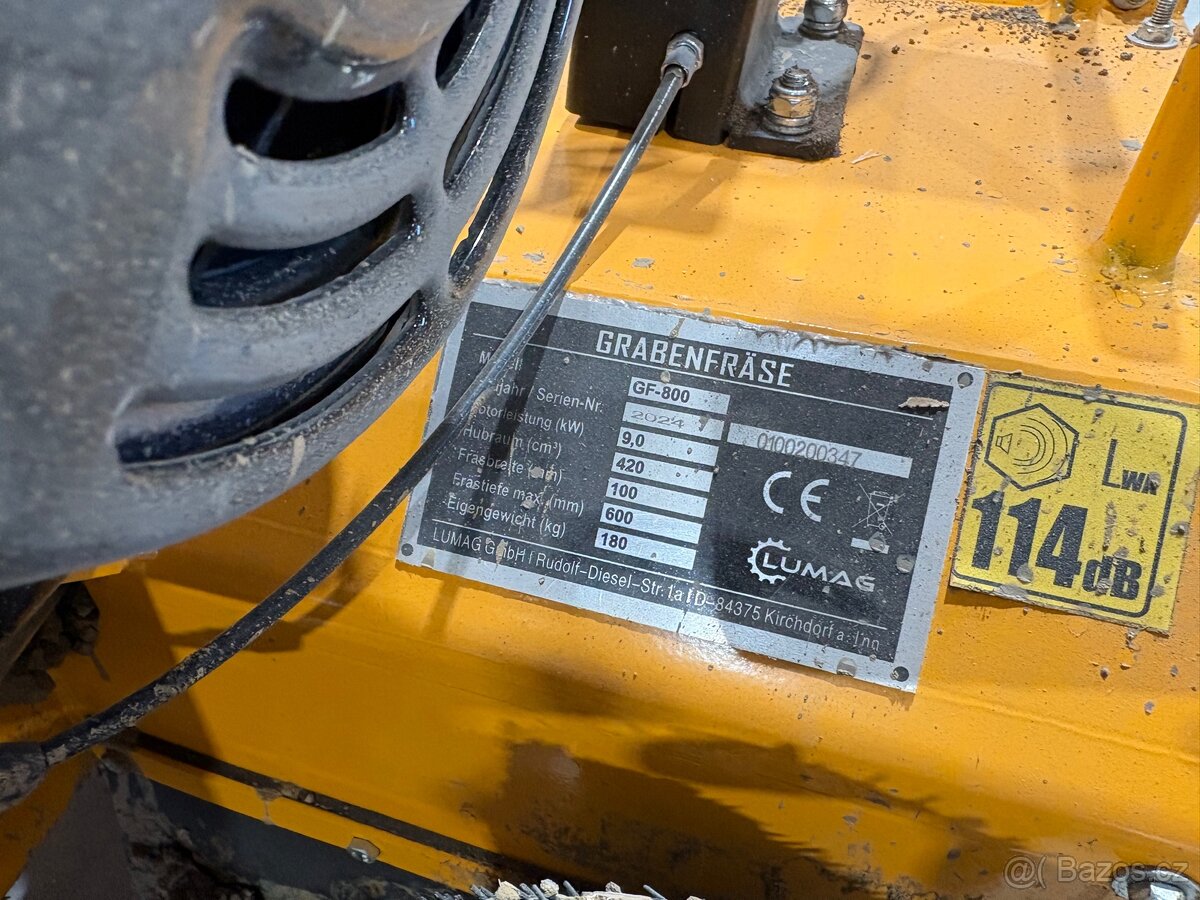 Půdní rýhovací fréza Lumag GF800 - 6