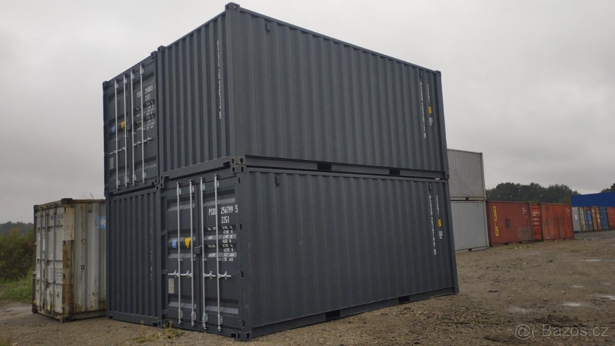 Nove i použité Lodní kontejnery různé velikosti a barvy - 6