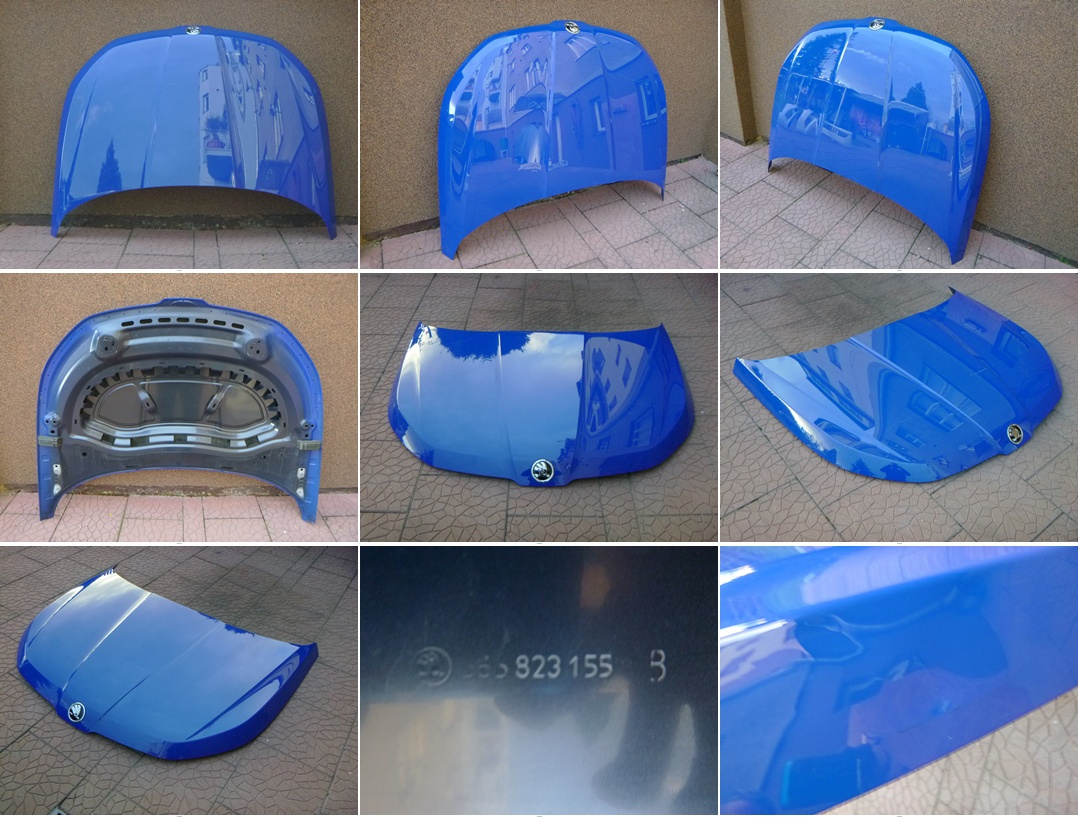 Škoda Kodiaq lift orig kapota 565823155B nárazník 565807221 - 6