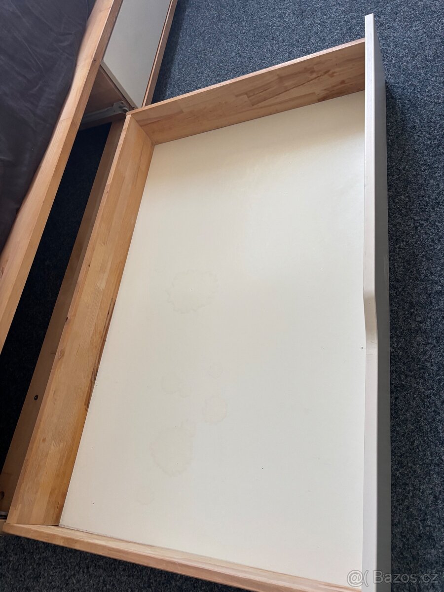 Ikea Mandal postel 160x200 + matrace DORMEO - 6