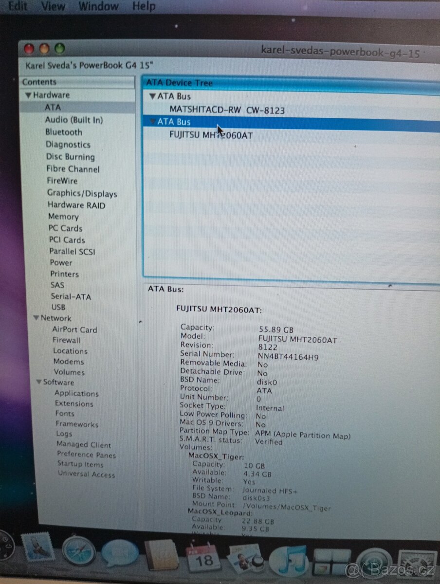Apple PowerBook G4 1GHz, 1.5GB 60GB - 6