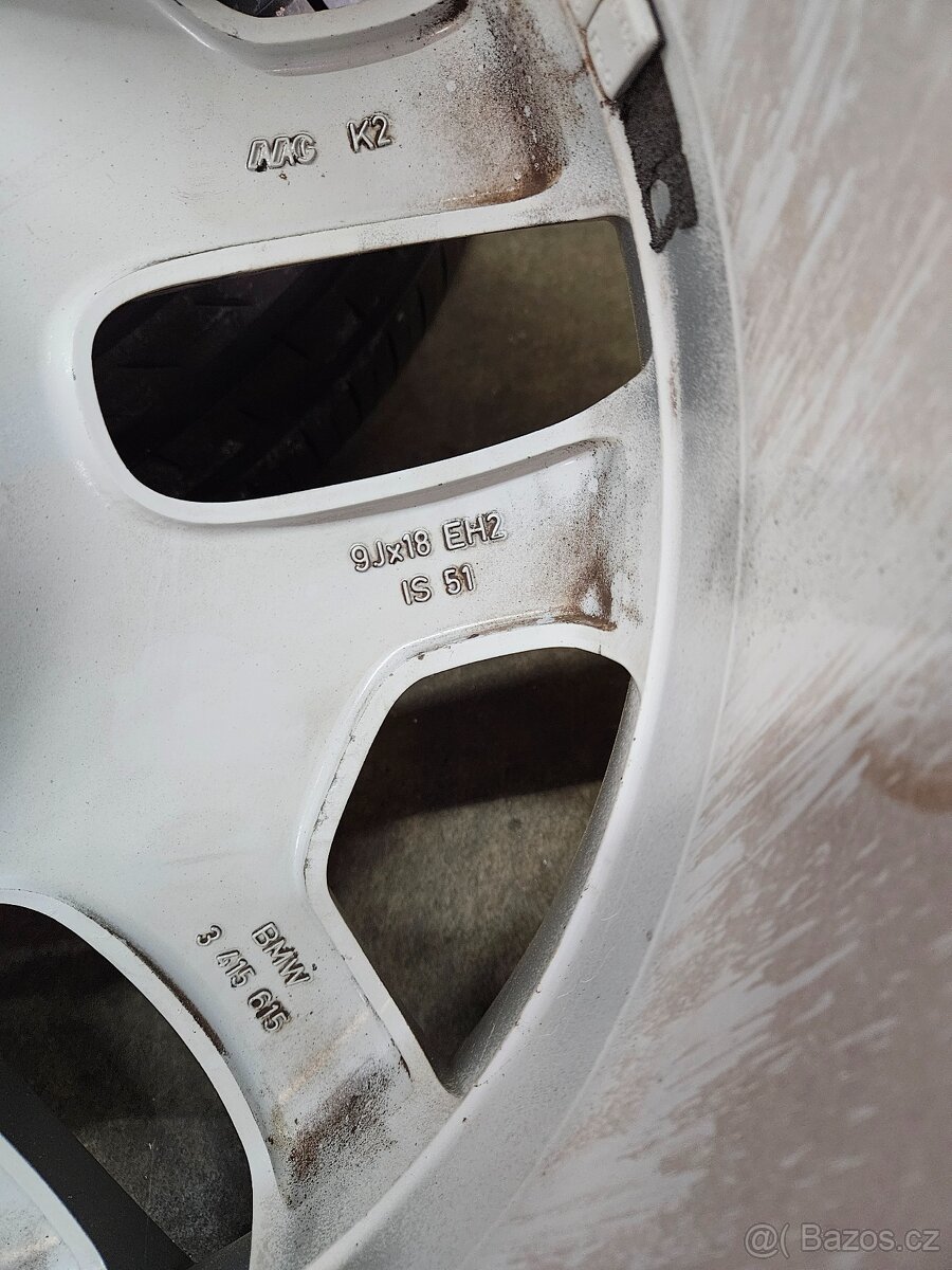 Alu disky 5x120 R18 + letní pneu - 6