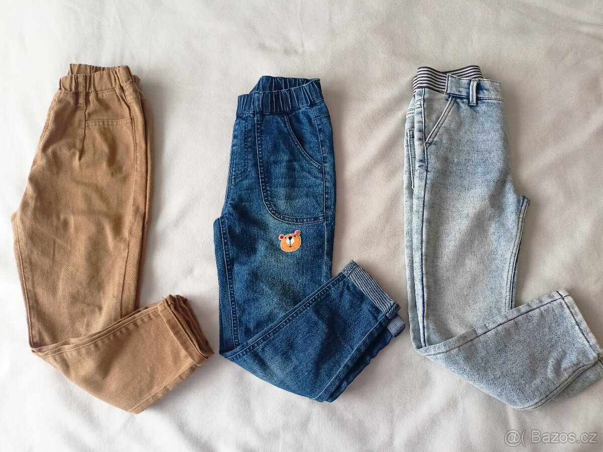 3x dětské džíny, vel.128 - 6