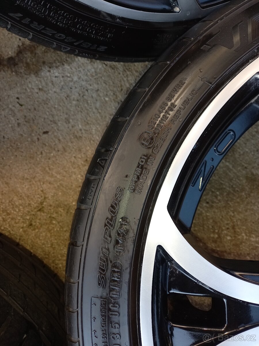 Originál alu kola OZ wave - 6