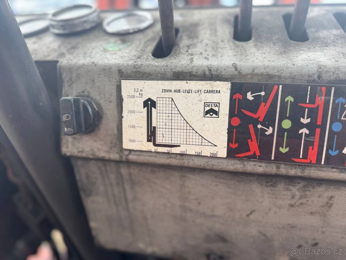 Vysokozdvižný vozík Desta DVHM 2522 - více ks - 6