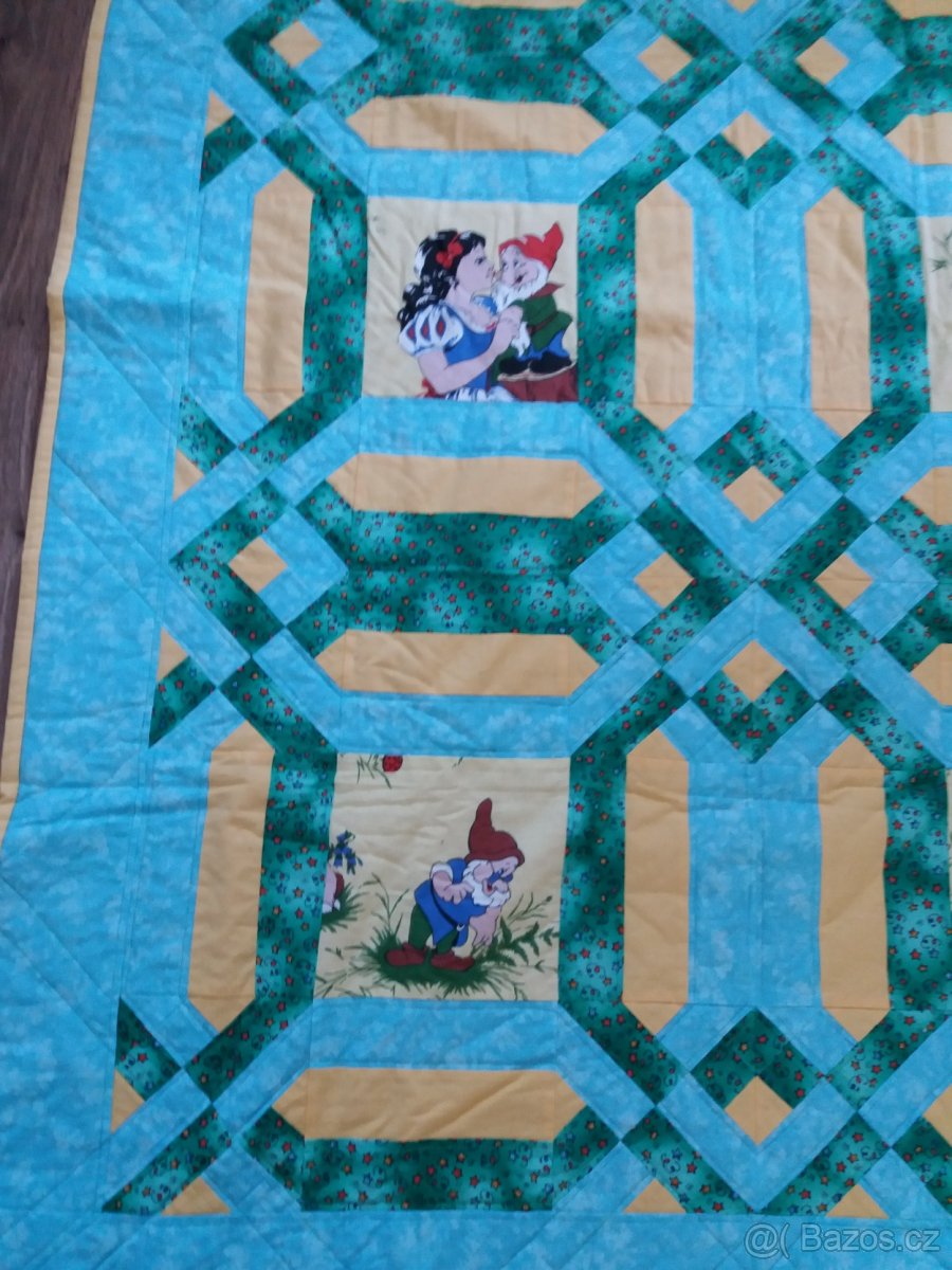 Dětská patchwork deka 120 x 175 cm - 6