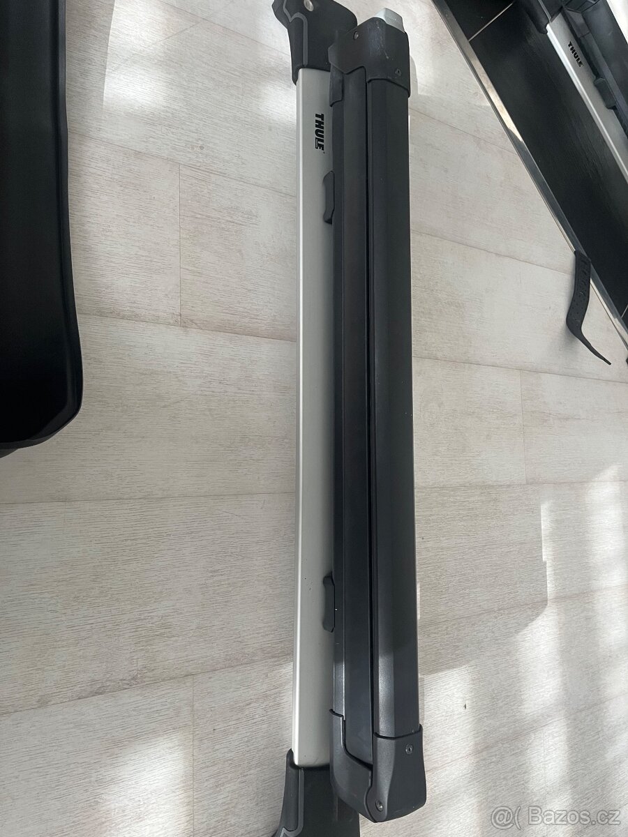 Thule střešní nosiče skoda kodiaq,držaky lyží - 6