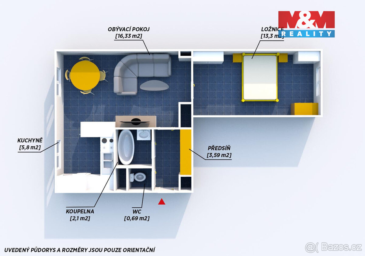 Prodej bytu 2+kk v Praze, ul. Ruská - 6