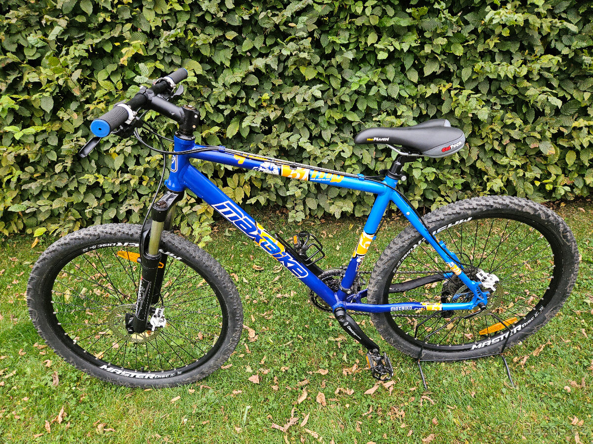 26" horské hliníkové kolo MAXBIKE, rám 19" 3x9+hydraulika - 6