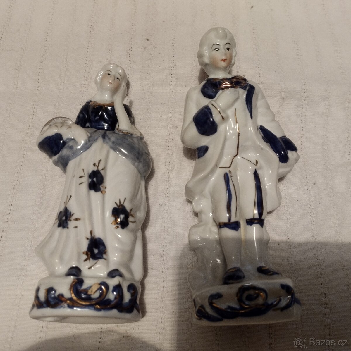 2 x porcelán soška - 6