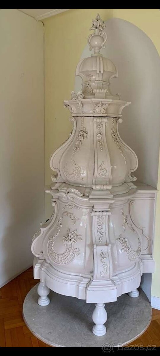 Kachlova Kamna neobarokova - 6