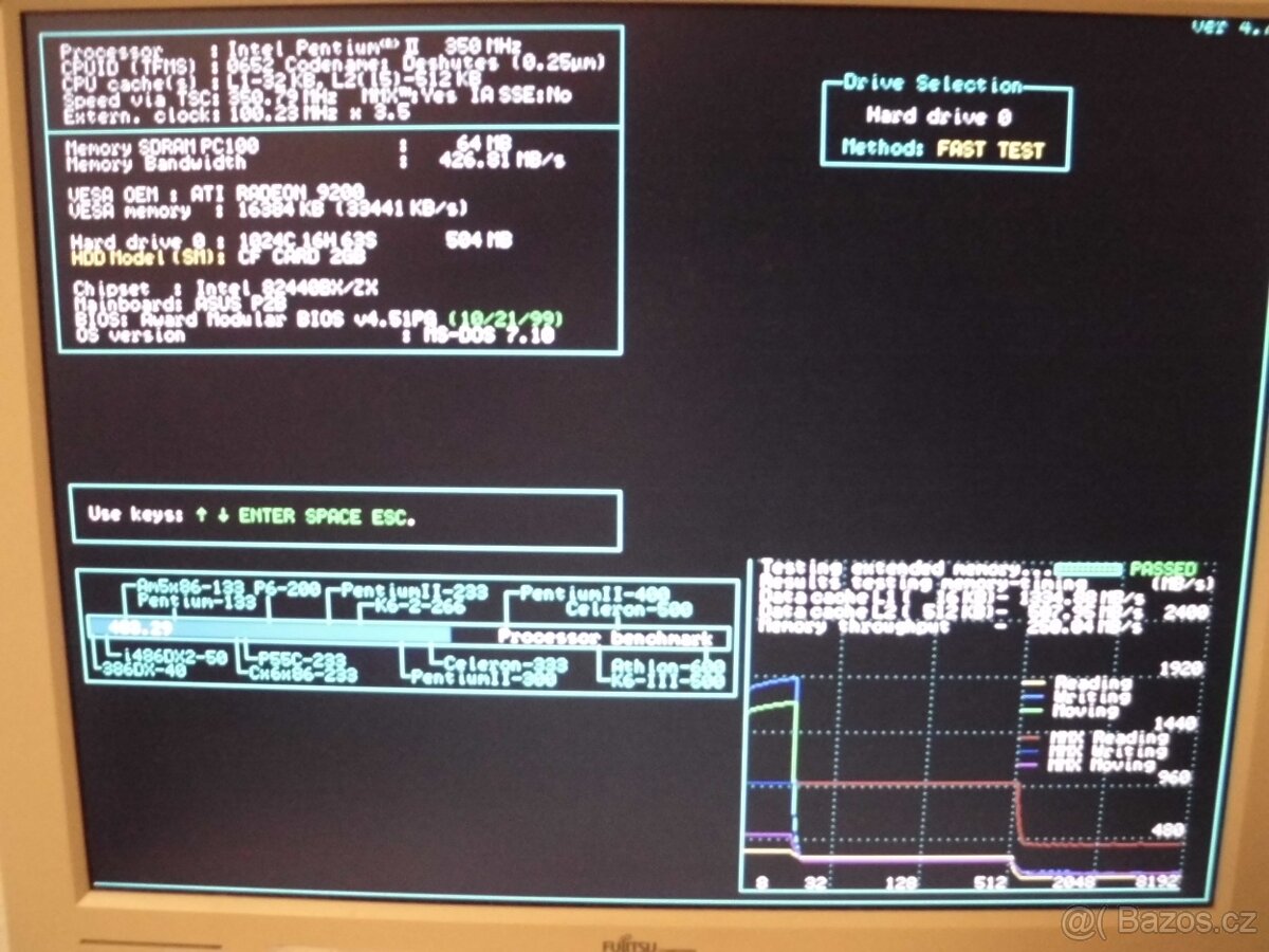 Retro HW - Zakladní deska ASUS P2B, Intel 440BX, Slot 1 - 6