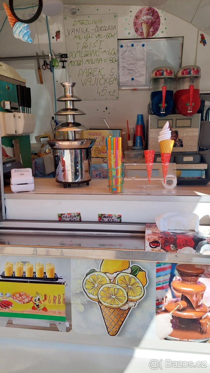 Pojízdný stánek zmrzlina, třišt.. - 6