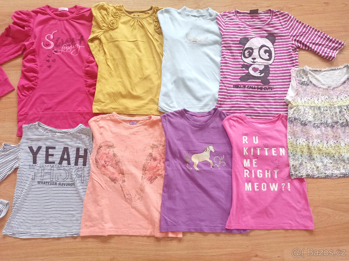 Trika dlouhý rukáv dívčí od vel.116-152 - 6
