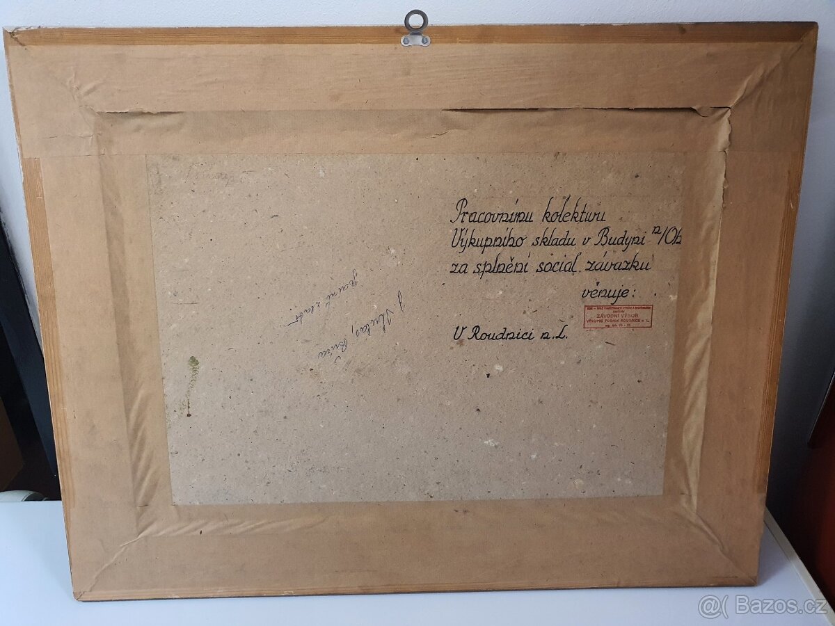 aukční autor František Horký obraz Krajina - 6