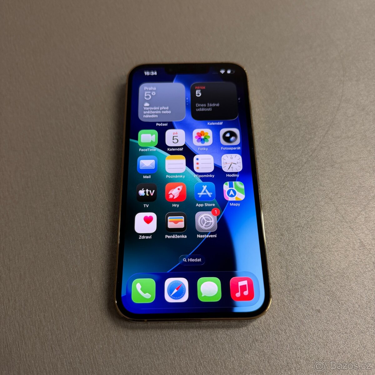 iPhone 13 Pro 128GB zlatý, 100% baterie, rok záruka - 6