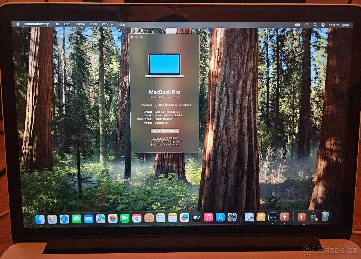 Apple MacBook Pro 15 - 2TB / i7/ 16GB/ Nová Baterie, Přísluš - 6