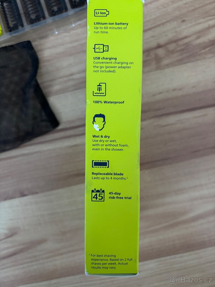 Planžetový holicí strojek Philips OneBlade 360 - 6