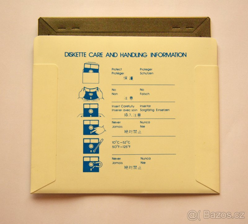 DISKETY PRODÁM 11 kusů disket 5,25 - 6