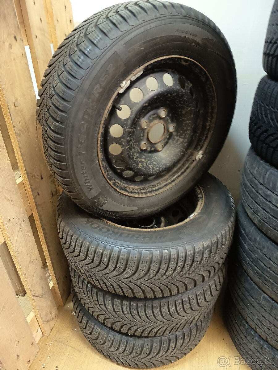 Zimní pneu 195/65/15 Hankook s disky - 6