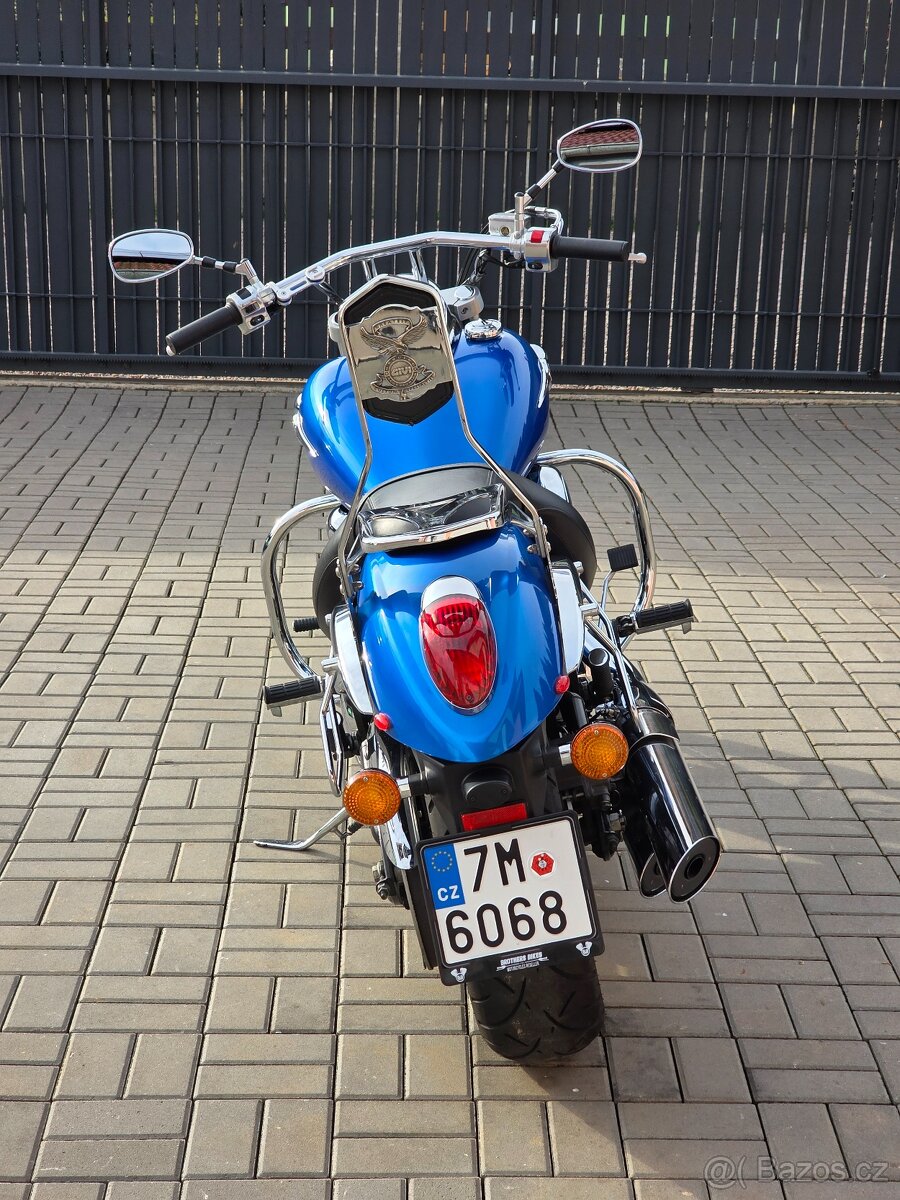Kawasaki VN 900 Custom, původ ČR, padací rám, opěrka - 6