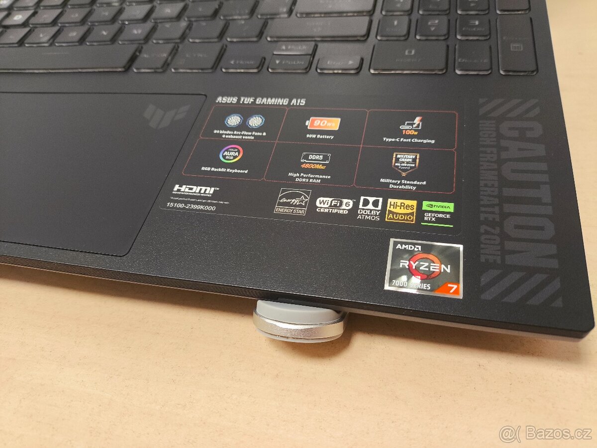 ASUS TUG Gaming A15 R7-7435HS, RTX 4060, 32GB RAM - 6