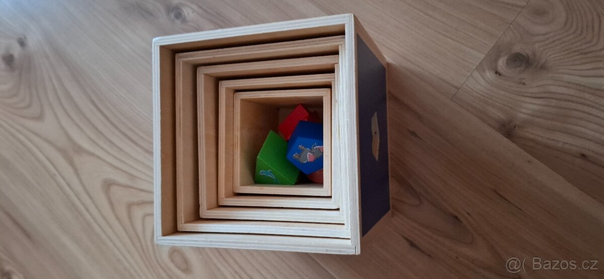 Dřevěné naučné kostky - 6