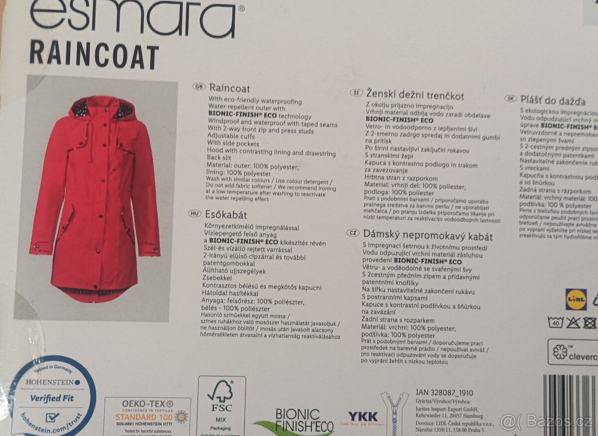 Bunda nepremokavá vel.42 - 6