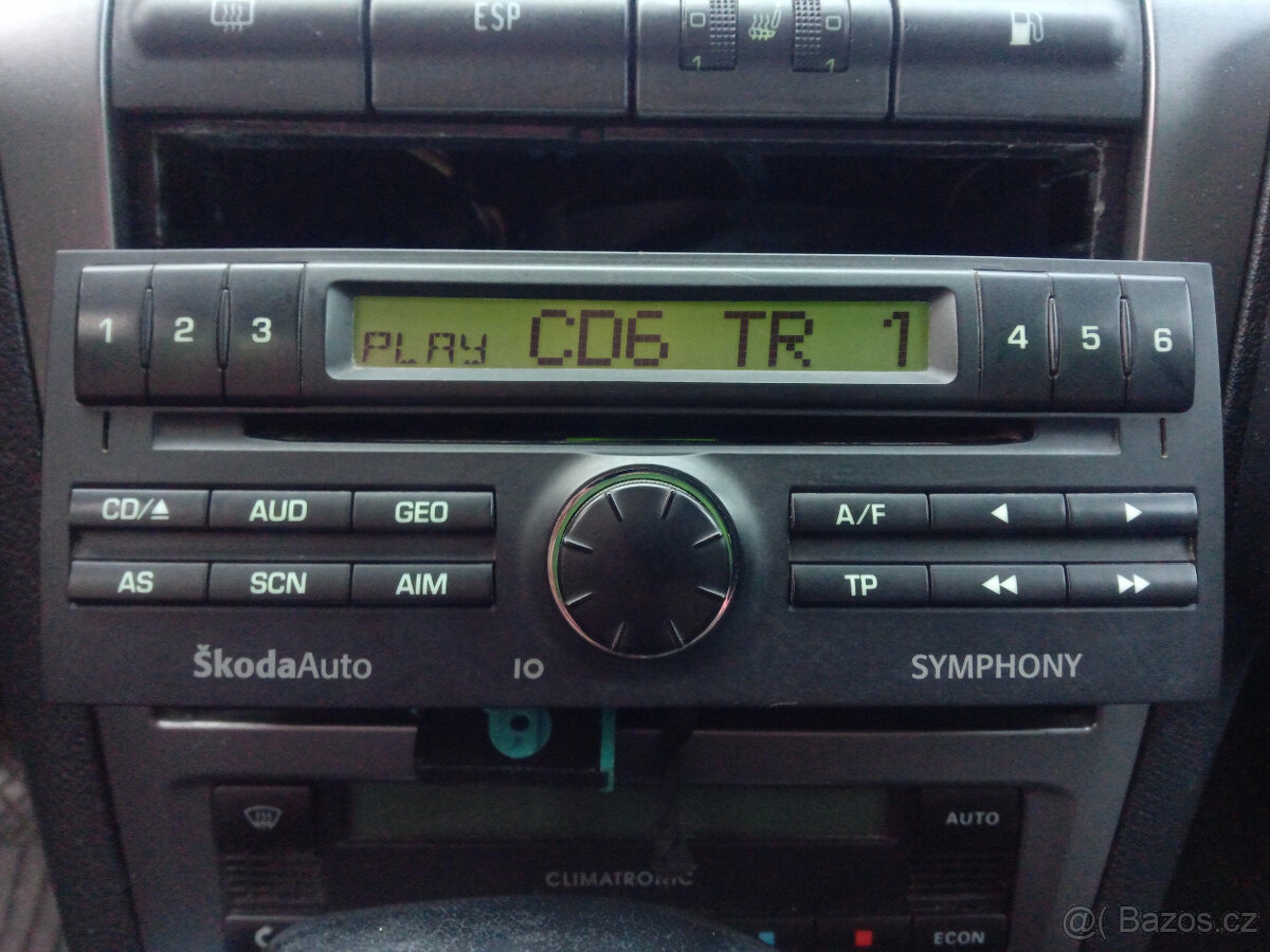 Škoda Fabia 1 Symphony CD autorádio - 6