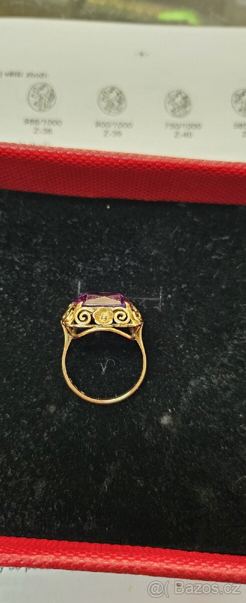 Prodám Dámský prstýnek s kamenem - 6