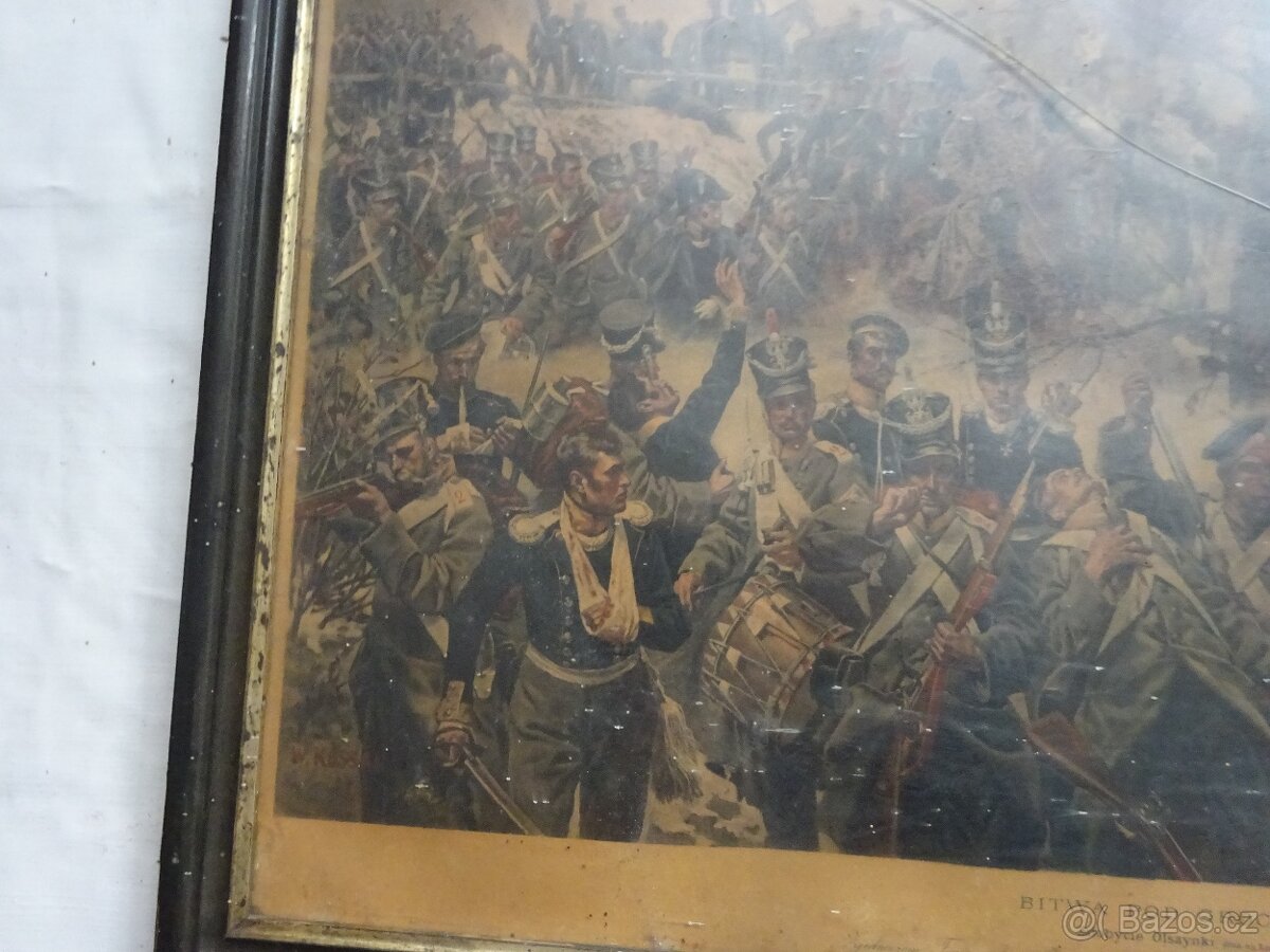 Starý tisk bitva - 6