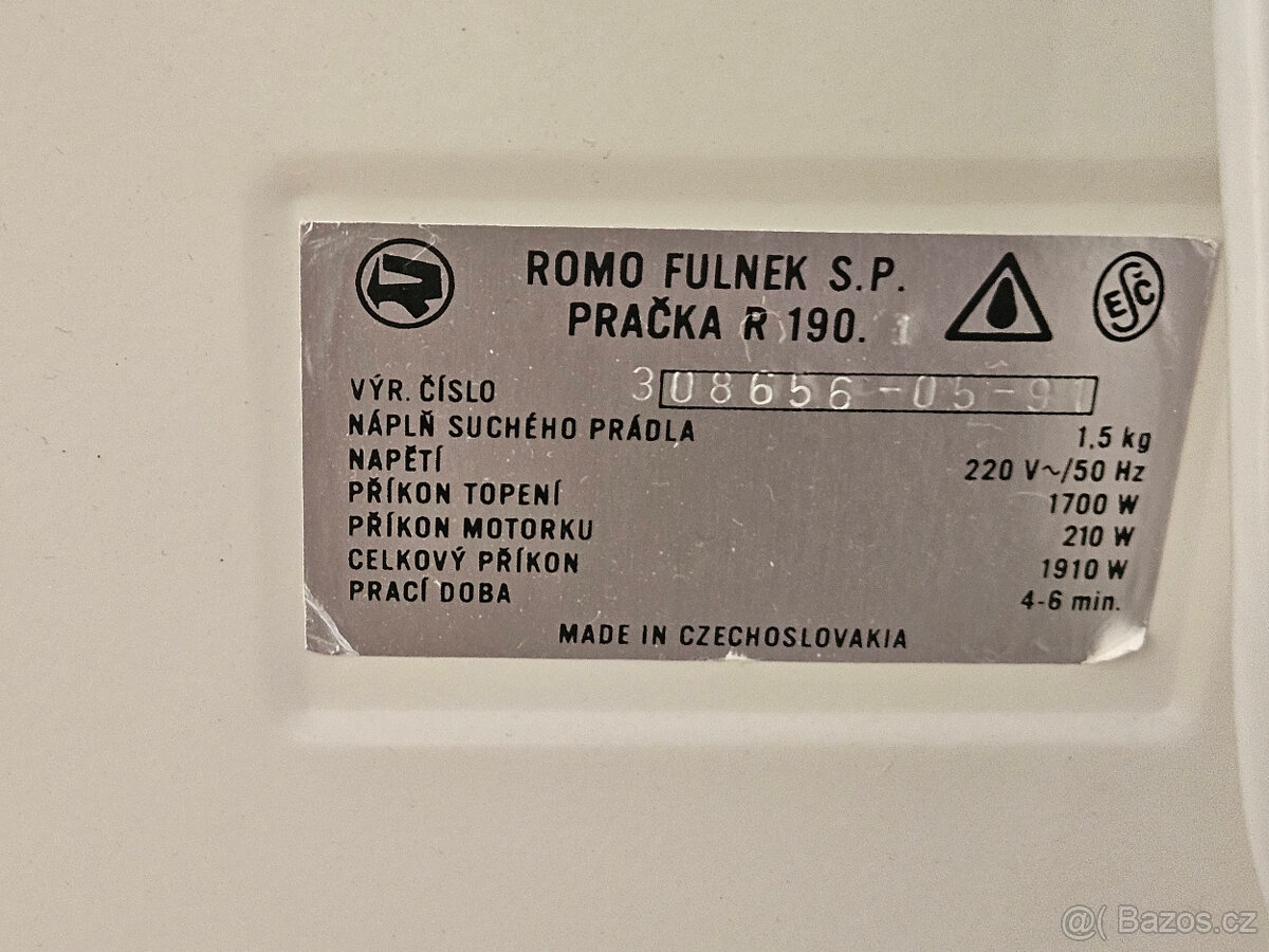 Pračka - ROMO - 6