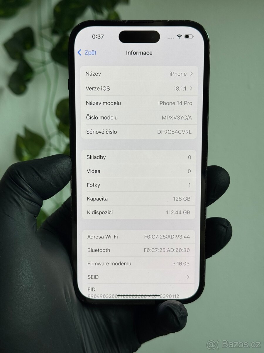 iPhone 14 Pro 128GB černý - DPH - 6