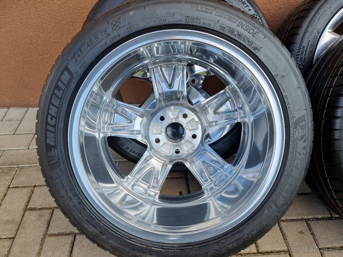 19″ 5×120 VW MULTIVAN “ARAGONIT POLISHED”+245/45R19 MICHELIN - 6