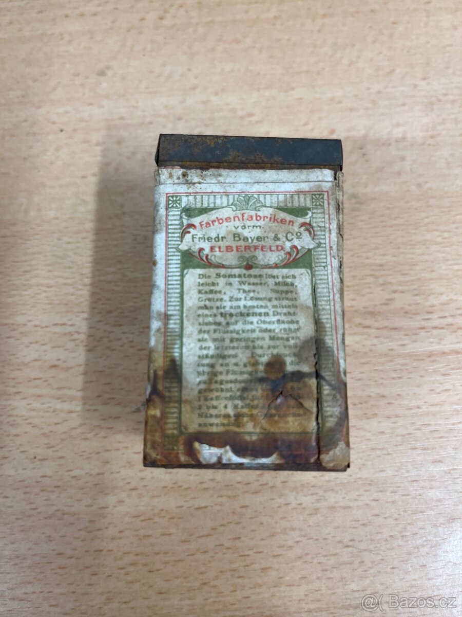 Starožitná krabička Lichtwitz , Somatose , one Penny - 6