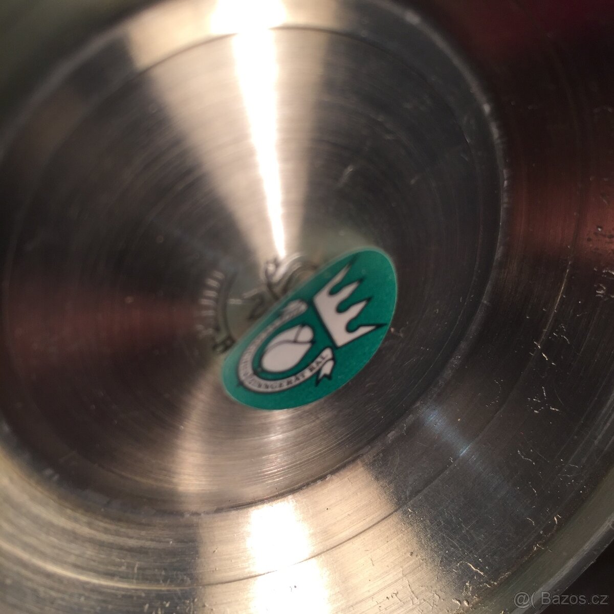 Cínový pohár pivní velká sklenice z cínu punc certifikát - 6