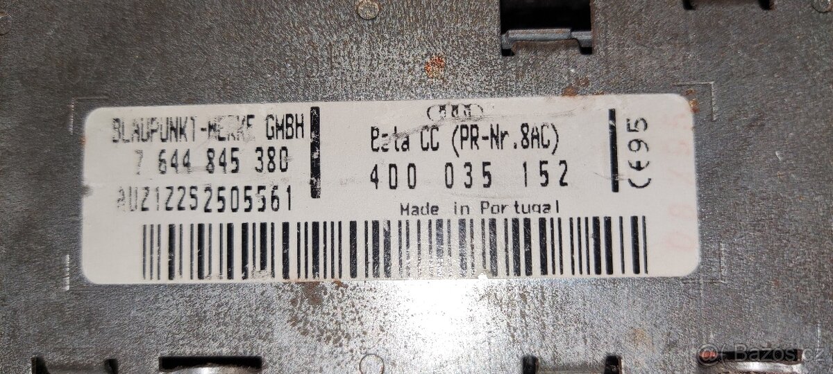 Originální autorádio AUDI Beta CC - 6