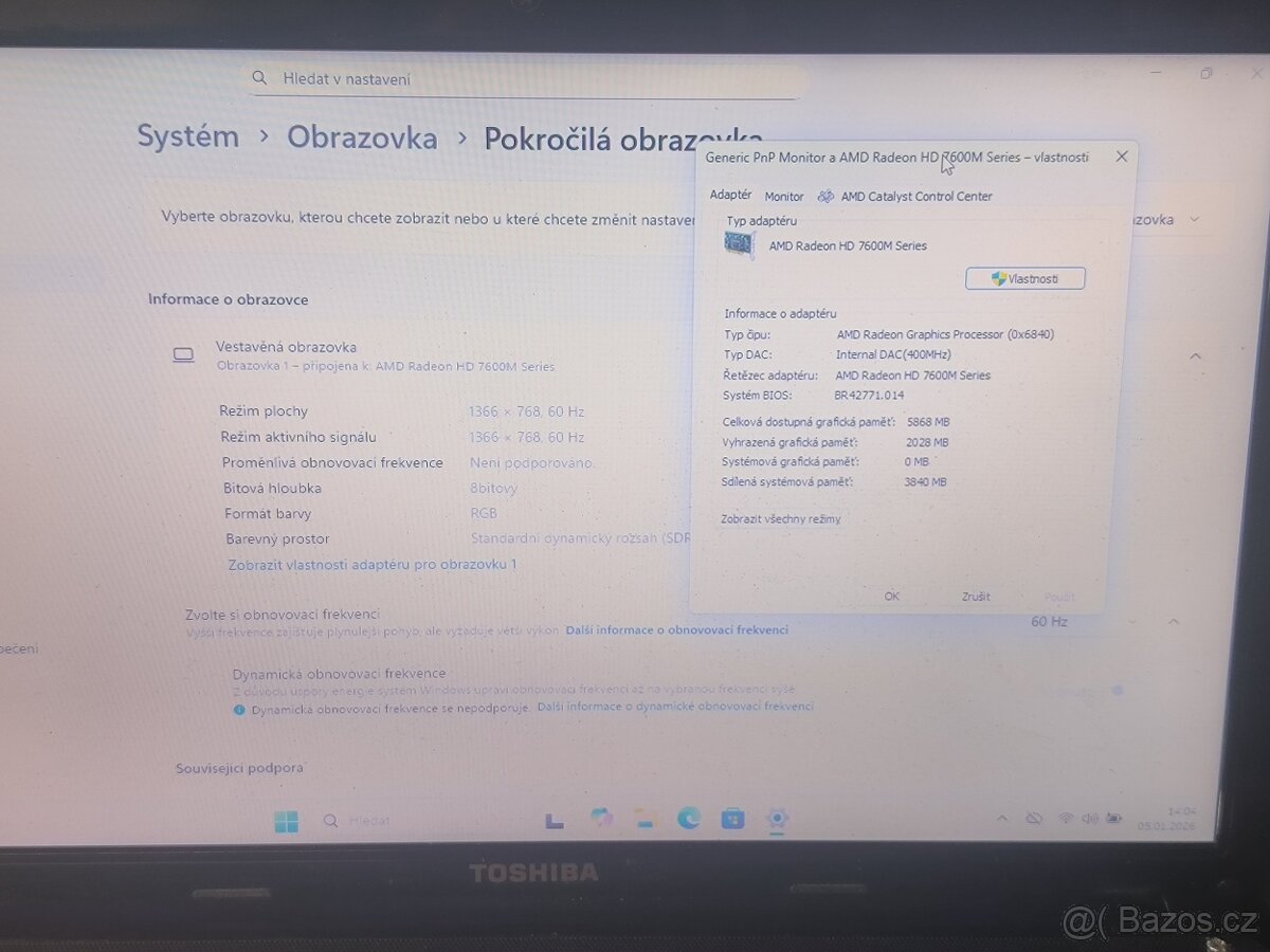 Notebook Toshiba - 6